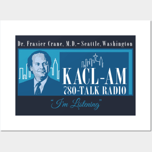 Frasier Crane - KACL radio station Posters and Art